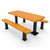 Rectangular Independent Pedestal Table