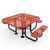 Accessible Octagon Standard Portable Table - 3 Seat
