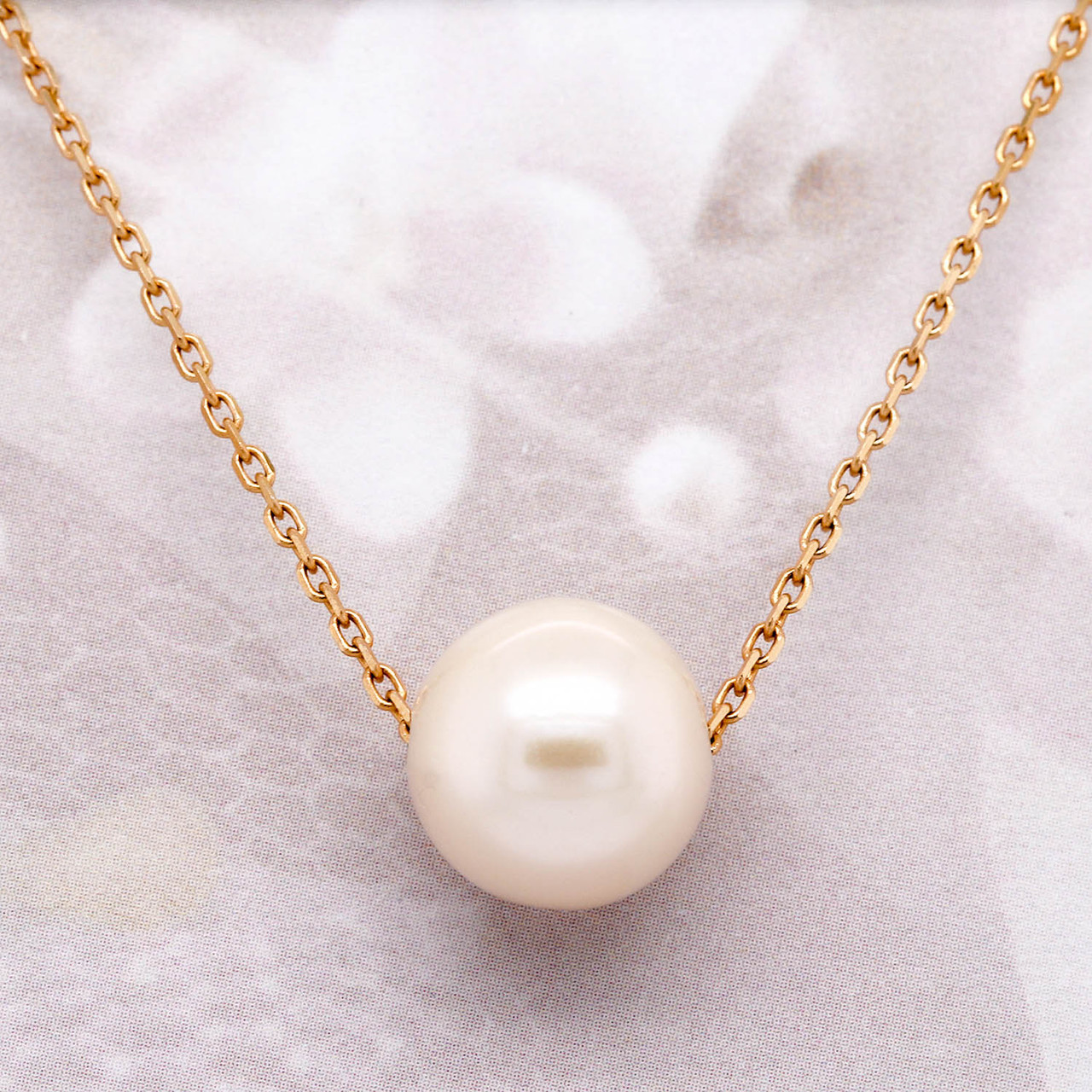 Solitaire Pearl Pendant