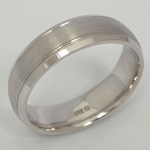 White gold Wedding Band gwb100