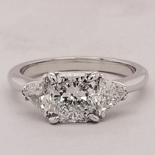 Three Stone Diamond Engagement Ring