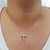 Diamond Cross Pendant When Worn