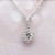 Round Diamond Halo Pendant