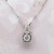 Round Diamond Halo Pendant