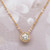 Bezel Set Round Diamond Solitaire Pendant