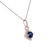Sapphire and diamond pendant