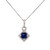 Sapphire and diamond pendant