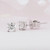 Round Solitaire Diamond Stud Earrings