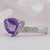 Amethyst and Diamond Ring