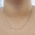 Diamond by the yard necklace When Worn