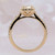 Yellow Gold Halo Engagement Ring