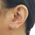 Cluster Round Diamond Earrings