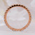 Rose Gold Diamond Eternity Wedding Band Side View