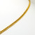 23 KT yellow gold jade necklace