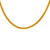 23 KT yellow gold jade necklace