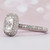 Cushion Halo Engagement Ring