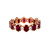Rose gold ruby and diamond eternity band