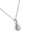 Cushion Halo Pendant With Round Center Diamond