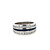 Sapphire and diamond band