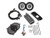 Kicker 2014 & UP 6.5” 4 Channel Kit Harley Davidson Electra  Glide, Street Glide, & Ultra Glide with grilles “Bat-Wing”