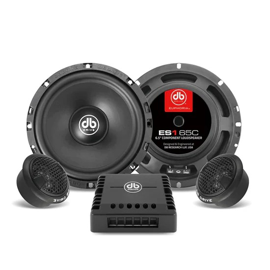 EUPHORIA - ES1-65C 6.5" 2-Way Component Speaker System, 4-Ohm