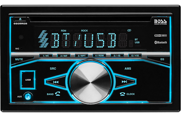 BOSS AUDIO 660BRGB CD Digital Media Receiver