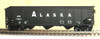 Weaver Alaska RR  3 bay ribbed hopper car, 3 rail or 2 rail