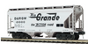 Pre-order for Atlas  Premier Rio Grande  2   bay centerflow covered hopper car, 3 rail or 2 rail