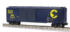 MTH Premier Chessie/WM 50' Double Door Box car, 3 rail, like new condition