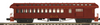 Pre-order for 2 car set of MTH Premier UP 1890's style wood 64' passenger cars ..3 rail