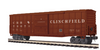 PDT exclusive  MTH Premier Clinchfield   50' waffle side box car, 3 rail 