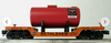 RMT Bethlehem Steel Depressed center flat car with load, close to scale size 3 rail