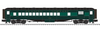 Pre-order for Lionel  O gauge Reading (2 tone green) set of 2 72' commuter passenger cars, (set A)