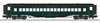 Pre-order for Lionel  O gauge CNJ (Green) set of 2 72' commuter passenger cars, (set A)