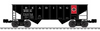 Pre-order for Lionscale  Pack of 3 Reading (Anthracite) 2 bay Ribbed Side hopper cars,  3 rail,Convertable to 2 Rail