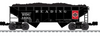 Pre-order for Lionscale  Pack of 3 Reading (Anthracite logo) 2 bay offset Side hopper cars,  3 rail,Convertable to 2 Rail