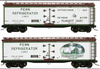 Atlas O  Special Run Flaharty Dairy  40'  wood reefer,  3 rail or 2 rail