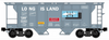 Pre-order for RMT LIRR PS-2 Style 2 Bay Covered hopper car , 3 rail.