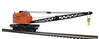 Pre-order for MTH Premier BNSF  American Crane car, 3 rail