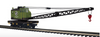 Pre-order for MTH Premier US Army American Crane car with Matching 60' flat car, 3 rail
