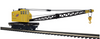 Pre-order for MTH Premier CNW American Crane car with Matching 60' flat car, 3 rail