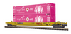Copy of MTH Premier TTX husky stack double stack car with 2 Hope containers, 3 rail