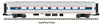 Pre-order for Atlas O Premier set of 4 Amfleet Phase 4 Passenger cars, 3 rail or 2 rail