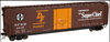 Atlas O Santa Fe "Super Chief"   50' plug door box car, 3 rail or 2 rail