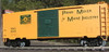 Weaver Maine Central (green on yellow) 40' PS-1 box car, 3 rail or 2 rail