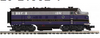 MTH Premier  B&O  F-7A-B  diesels, 2 rail,  pwd/non-pwd