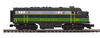MTH Premier Reading F-7A-B  diesels, 2 rail, w/Sound, exhaust, DCC,. proto 3.0