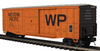 Pre-order for MTH Premier WP/TTX 50' waffle side box car, 3 rail