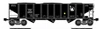 RMT CNJ 3 bay 70-ton hopper car , 3 rail, Shipping Sept 4th