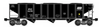 Case of 6 RMT PC 3 bay 70-ton hopper car , 3 rail, Shipping Sept 4th